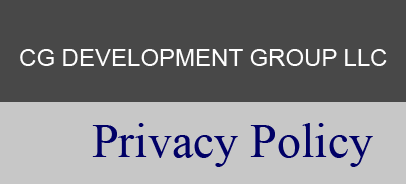 Privacy Policy for CG Development Group LLC 